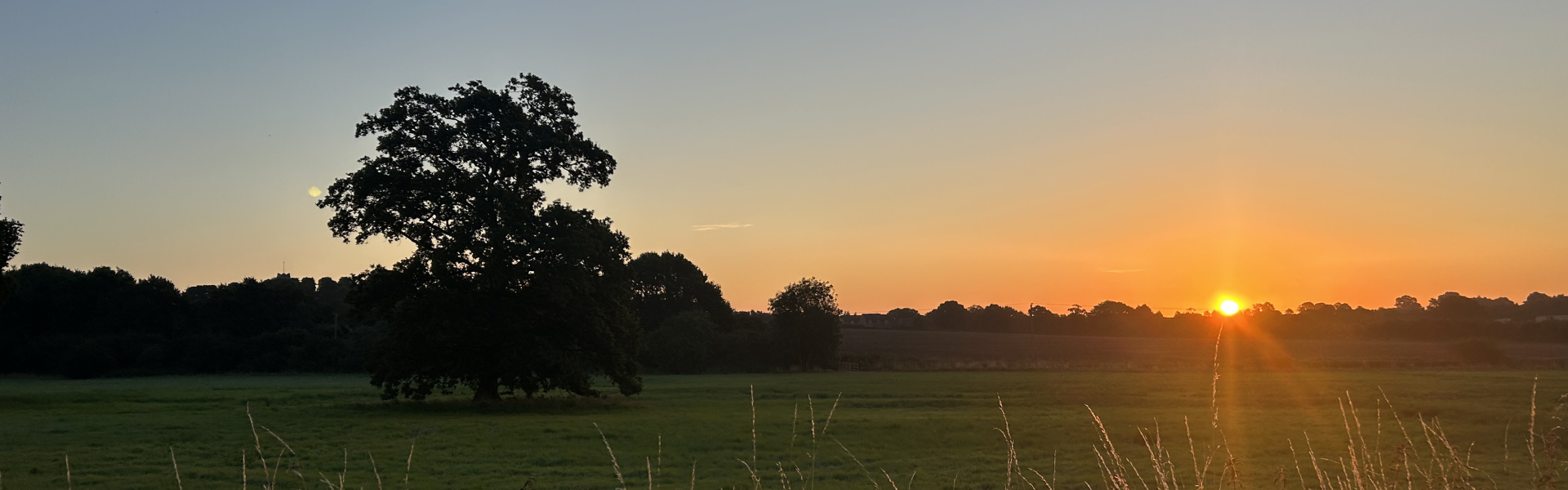 Sunset in Waveney Valley